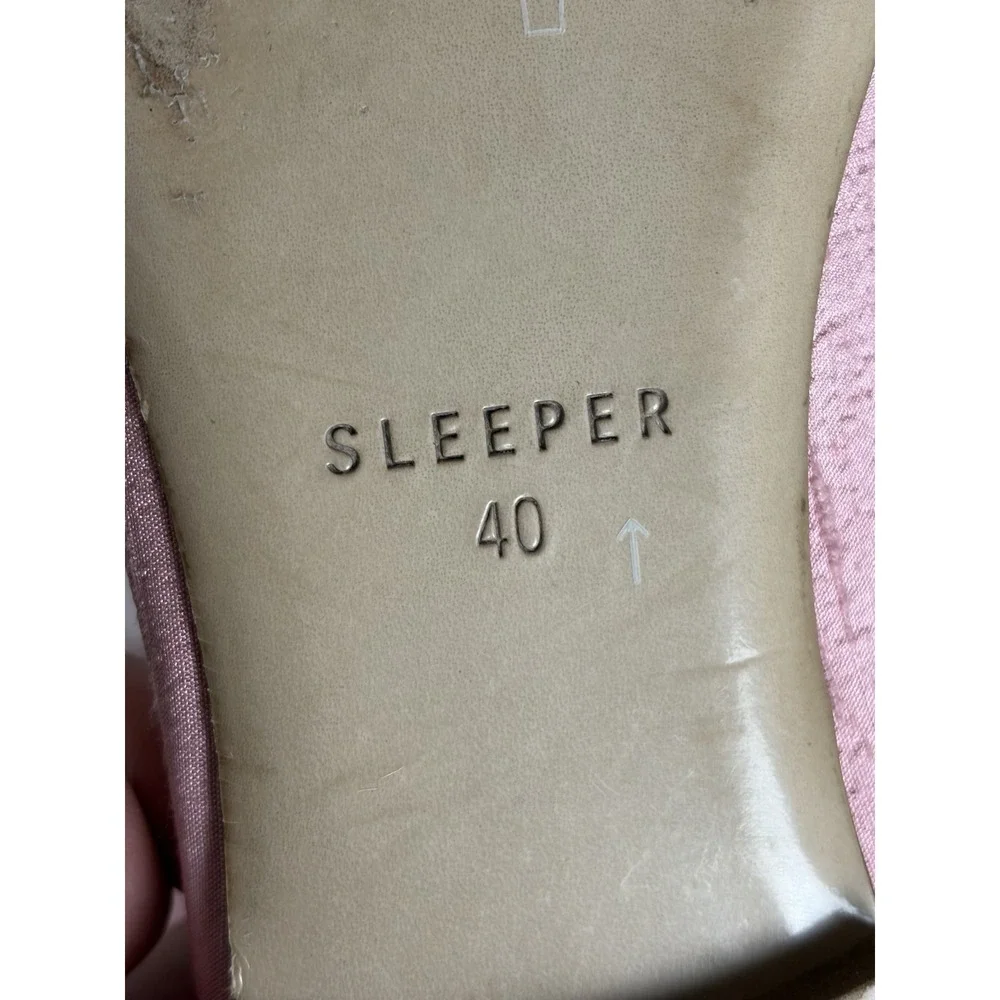 Sleeper Cloth Ballet Flats, Mille Flats, Pink, EU40